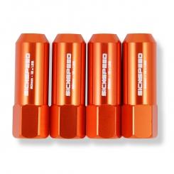 60mm ALUMINUM LUG NUTS_ORANGE / SICKSPEED