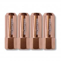 60mm ALUMINUM LUG NUTS_ROSE_GOLD / SICKSPEED