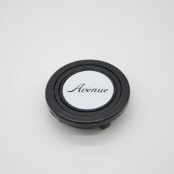WHITE W/ BLACK LETTERS HORN