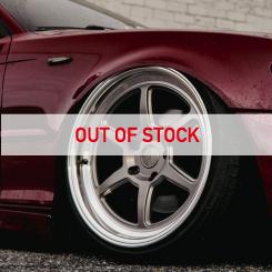 【SALE】ROKU マットグレーxマシニングリップ 18x9.5+22 114.3x5 4本